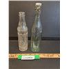 Image 1 : (2) Vintage Glass Bottles: Jackson Bottling, Moose Jaw & Foreign Green Glass Bottle