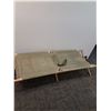 Image 2 : Tucker Vintage Wood & Canvas Cot - CANNOT SHIP