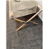 Image 5 : Tucker Vintage Wood & Canvas Cot - CANNOT SHIP