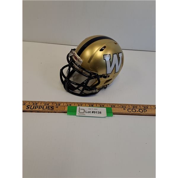 University of Washington Football Mini Helmet - 5" x 6" x 4.5"