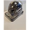 Image 2 : Tampa Bay Lighting Goalie Mini Helmet Display - 8" x 5" x 6"