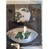 Image 5 : Chris Getzlaf Saskatchewan Roughriders Signed Football & Mini Helmet in Case - 19" x 17" x 9"