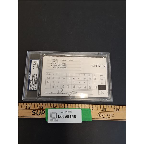 Graded Golf Scorecard: G.Little & J. McGee