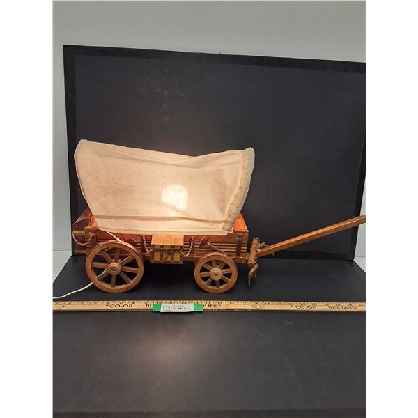 Vintage Covered Wagon Light - Works - 26" x 12" x 7"  -  PICK UP PREFERRED