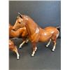 Image 3 : (3) Vintage Breyer Quarter Horse Family Figurines