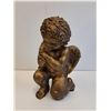 Image 2 : Cast Hearsy Castle Brand Praying Angel Cherub Figurine Decor - 10" x 6" x 6" - Garden Decor/Statue