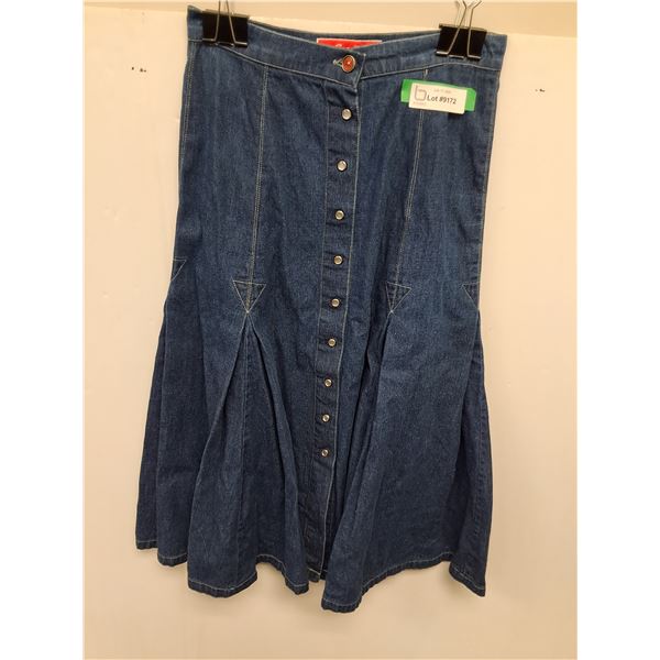 Vintage Women's Coca Cola Jeans Skirt - Approx Size 13