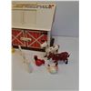 Image 2 : Vintage Fisher Price Children's Play Toy Barn & Animal Set