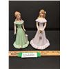 Image 1 : (2) Enesco Birthday Girl Figurine - Fifteen & Sixteen Years