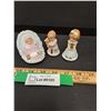 Image 1 : (3) Enesco Birthday Girl Figurine - Baby, 1 2 Years