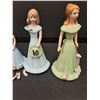 Image 3 : (4) Enesco Birthday Girl Figurine - 9, 10, 14, 15 (14, 10, 9 Have Broken  Arms )