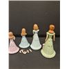 Image 4 : (4) Enesco Birthday Girl Figurine - 9, 10, 14, 15 (14, 10, 9 Have Broken  Arms )