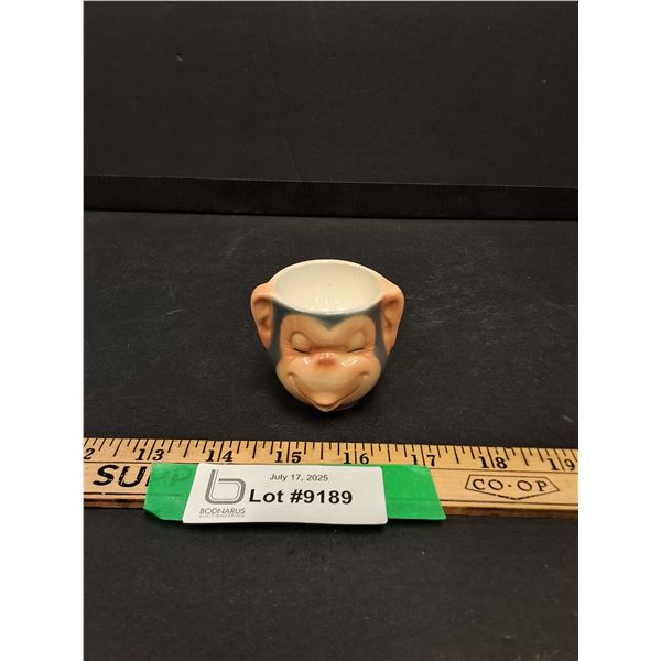 Vintage Goebel Monkey Egg Cup - Made in West Germany