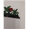 Image 3 : Vintage Ladybug Cast Iron Key Holder - 12"  x 4.5"