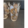 Image 2 : (6) Manitoba Dollar Coin Glasses - 1870-1970 100th Anniversary Set