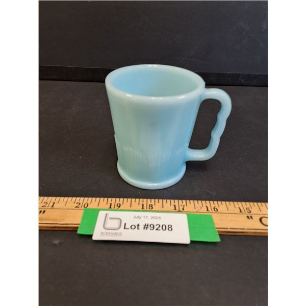 PYREX Blue Milk Glass Vintage Mug