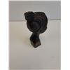 Image 2 : Hand Carved Stone African Female Head Sculpture - 5.5" Tall