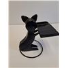 Image 3 : Custom Metal Cat/Kitten Art Business Card Figurine - 6" x 5" x 4.5"