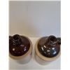 Image 4 : (2) Stoneware Crock Jugs - 13" x 7"