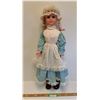 Image 1 : Vintage Binking Eye Pioneer Girl Doll - 31" Tall  -  PICK UP