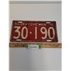 Image 1 : Saskatchewan License Plate - 1941