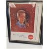 Image 2 : (2) Vintage Coca Cola Magazine Picture in Frame - 9.5" x 11"