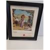 Image 3 : (2) Vintage Coca Cola Magazine Picture in Frame - 9.5" x 11"