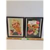 Image 1 : (2) Vintage Coca Cola Magazine Picture in Frame - 9.5" x 11"