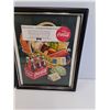 Image 3 : (2) Vintage Coca Cola Magazine Picture in Frame - 9.5" x 11"