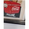 Image 5 : (2) Vintage Coca Cola Magazine Picture in Frame - 9.5" x 11"