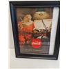 Image 3 : Vintage "Santa" Coca Cola Magazine Picture in Frame - 9.5" x 11" - 1951