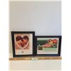 Image 1 : (2) Vintage Coca Cola Magazine Picture in Frame - 9.5" x 11" - 1959 & 1941