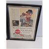 Image 3 : (2) Vintage Coca Cola Magazine Picture in Frame - 9.5" x 11"