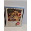 Image 3 : (2) Vintage Coca Cola Magazine Picture in Frame - 9.5" x 11"