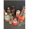 Image 3 : (15) Coca Cola Vintage Glass Bottles & Cans - Assorted