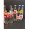 Image 4 : (15) Coca Cola Vintage Glass Bottles & Cans - Assorted