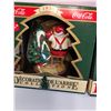 Image 4 : (2) Coca Cola Christmas Tree Ornaments Collection in Boxes