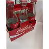 Image 3 : (2) Plastic Stacking Coca Cola Flats & (2) Six Pack of Coca Cola Bottles w/ Carrying Cases