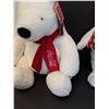 Image 2 : (2) Coca Cola Stuffed Teddy Bears - Assorted Sizes