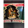 Image 4 : (2) Coca Cola Christmas Tree Ornaments Collection in Boxes