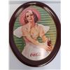 Image 2 : (2) Oval Vintage Style Coca Cola Serving Trays