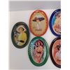 Image 2 : (9) Coca Cola Vintage Style Oval Wall Decor Plates - 6" x 4.5"