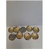 Image 4 : (9) Coca Cola Round Metal Wall Decor - 3.5"