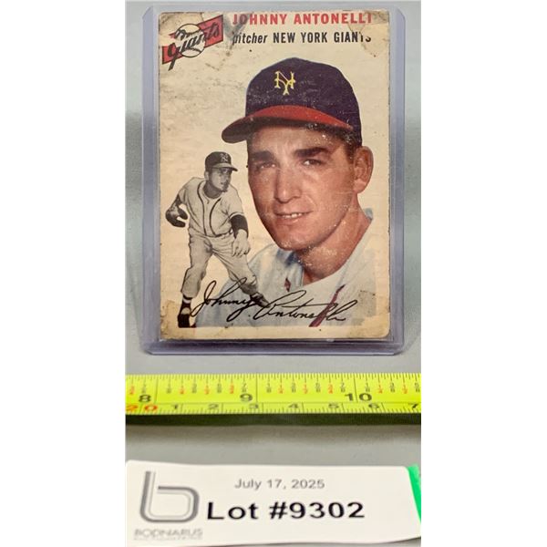 Johnny Antonelli 1954 Topps #119 Vintage Baseball Card