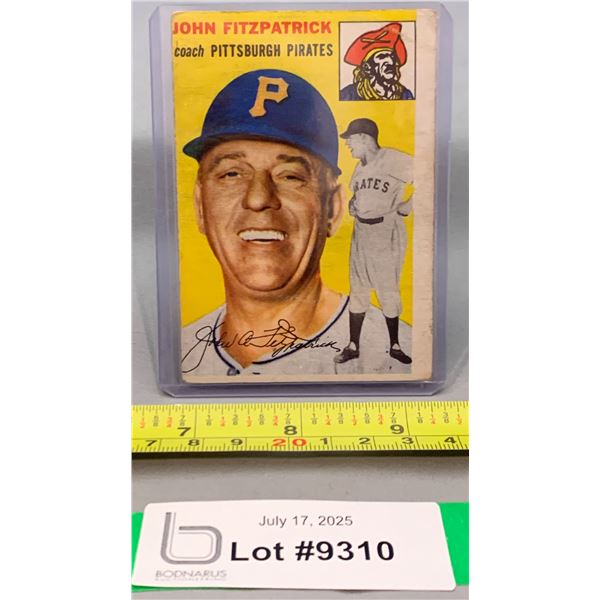 John Fitzpatrick 1954 Topps #213 Vintage Baseball Card