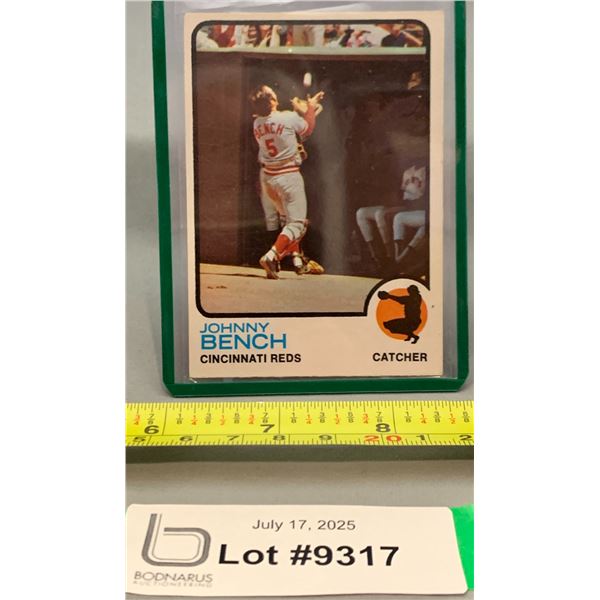 Johnny Bench 1973 O-Pee-Chee #380 Rare Vintage Baseball Card