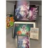 Image 3 : Authentic Pokemon Tin Lunch Kit Loaded: Stickers; 40+ Unplayed Cards; Coin; 2 x Books All New Not Se