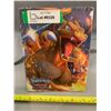 Image 1 : Authentic Pokemon Charizard Binder Loaded with: Charizard Holo Card & 112 Unplayed Team Rocket Japan