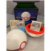 Image 4 : Authentic Pokemon Dragonite VSTAR in Original Box Pokemon Ball & 100 Unplayed Cards including Holos