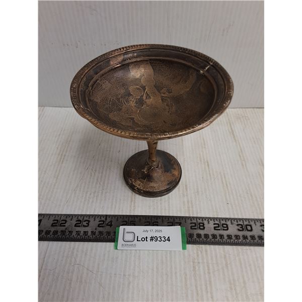 Antique Sterling Silver 5.5" Tall Footed Bowl made by Revere Silversmiths